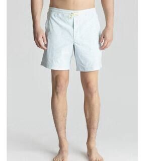 Birddogs Brad Schittz Swim Trunks Blue Print Built In Liner Shorts L